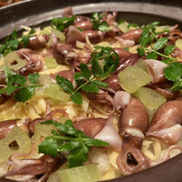 並木橋なかむら - ホタルイカと筍の土鍋ご飯