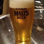 焼肉 韓亭 - 『生ビール』(504円)～♪(^o^)丿