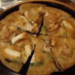 焼肉 韓亭 - 『チヂミ(ミックス)』！！もっちもちで裏はカリッと！(・o・)