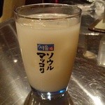 焼肉 韓亭 - 『柚子マッコリ』！甘くて美味しい～♪(^o^)丿