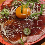 牛肉寿司 海鮮 串天ぷら酒場 レレレ - 牛タンのカルパッチョ