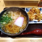 自家製麺 うどん 屋島 - とり天うどん･3個（540円）