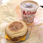 マクドナルド - 料理写真:ソーセージマフィンコンビ（200円）