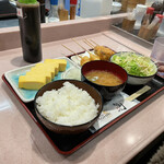 毛利や 串よし - 子供の、だし巻き・串カツ定食