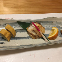 中洲鷹勝 本店 - クエの塩焼き