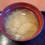 Tendon Tenya - セットの味噌汁