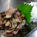 地鶏タタキ(たまり醤油)