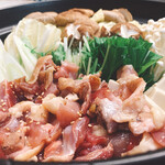 地鶏すきやき(２人前より)