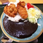 情熱食堂 - 唐揚げカレー　860円