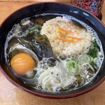 美味そば亭 - じょんからそば　５００円