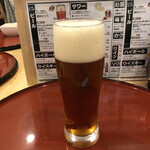 琥珀 - 生ビールは琥珀ヱビスです。