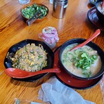 豚旨 うま屋 ラーメン - ハーフ&ハーフ