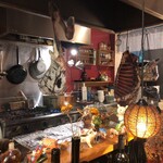 カレー独歩ちゃん - 鹿肉の生ハム熟成中