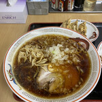 らーめん 福助屋 - ハマコーセットの竹岡式ラーメン