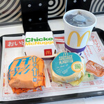 McDonald's - ダブチソーセージマフィン、ソーセージマフィン、チキンマックナゲット、コカ・コーラゼロ