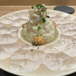 銀座 大石 - 何も言わなくても山盛りげへへ！追いスープもしっかりいただきやしたげへへ！