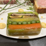 銀座 大石 - 野菜のテリーヌ