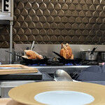 銀座 大石 - 焼けてきております