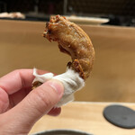 銀座 大石 - 一人一つって言ったのに欲しがったらくれたお！これは頸の当たりだった気がする！