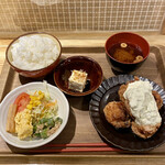 醸しメシ かもし酒 糀や - Eランチ:ザジキチキン南蛮