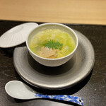 眞善美 - 九十九里浜ハマグリと春キャベツのスープ