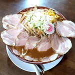 隠れ家麺屋 長太 - 味噌チャーシュー(麺大盛)
