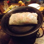 黒猫夜 - 陳さんの村のクレープ餃子（混ぜる前）