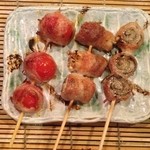 Kaburaya - トマト巻き，エノキ巻き，シソ巻き