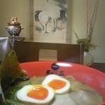 天下一品 上朝宮店 - こってり　のり玉子入り