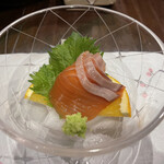 170530455 - 北海道の桜鱒のお造り