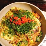 Harajuku Okonomiyaki Andoteppanyaki Yaiyai - 生麺焼そば　豚イカエビ