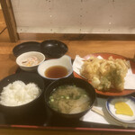 海鮮問屋仲見世 - いか天定食　700円