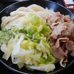 Tecchan - 「ザ・吉田うどん」かと思いきや馬肉ではなく豚肉です