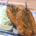 道の駅 サザンセト とうわ レストラン - アジフライ