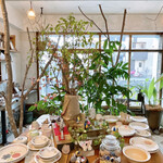 喫茶去 ありまま - 訪問時はひな祭り前でしたので、
      可愛い陶芸品ののひな人形達も並んでいました♡
      ほっこりほっこりꕤ୭*