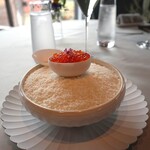 ノノカ レストラン - ✿南瓜/イクラ（卵開けたら宝石）