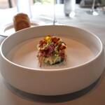 ノノカ レストラン - ✿ホタルイカ/じゃが芋（お花畑）