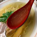 らーめん健心 - このしおスープ絶品〜✨✨✨