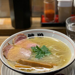 らーめん健心 - 鶏しおらーめん750円