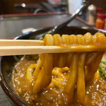 こんぴら茶屋 - "カレーつゆ" がよ〜く絡みます。