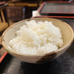 こんぴら茶屋 - 小ライス（160円）。