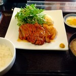 にんぎょう町　谷崎 - 信州豚のトンテキ定食
