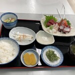 魚市場食堂 - 刺身定食　　１０００円