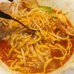 ラーメン二郎 - 赤酢投入～♪