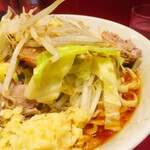 ラーメン二郎 - ヤサイ（そのまま）