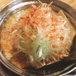 あづまや - 『辛味噌ラーメン』880円+ 『板のり』 メタル鍋がカッコ良き！！