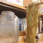 あづまや - 『辛味噌ラーメン』の麺