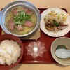 Joi Furu - 合鴨ロース塩ラーメンとスタミナ豚炒めのセット