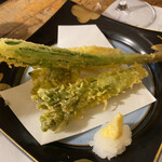 Oryori Osake Kimura Karuizawa Ten - 山菜天ぷら