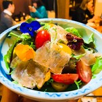 Tachikawa No Kemuri - 自家製鶏生ハム旨いトマトのサラダ